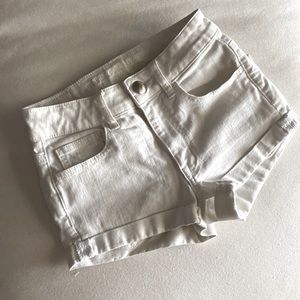 American Eagle High-rise Shortie Size 00 - White